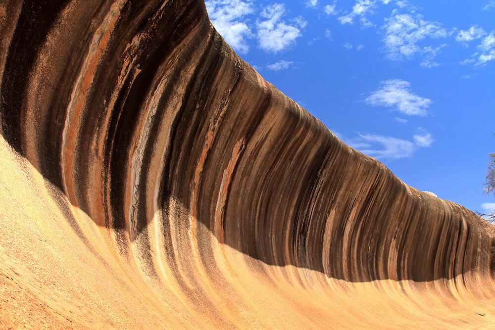 Склон Уэйв-Рок, или «Каменная волна» в Западной Австралии