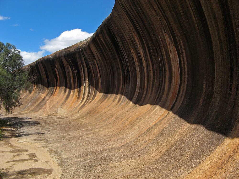 Уэйв-Рок, или Каменная волна в Западной Австралии