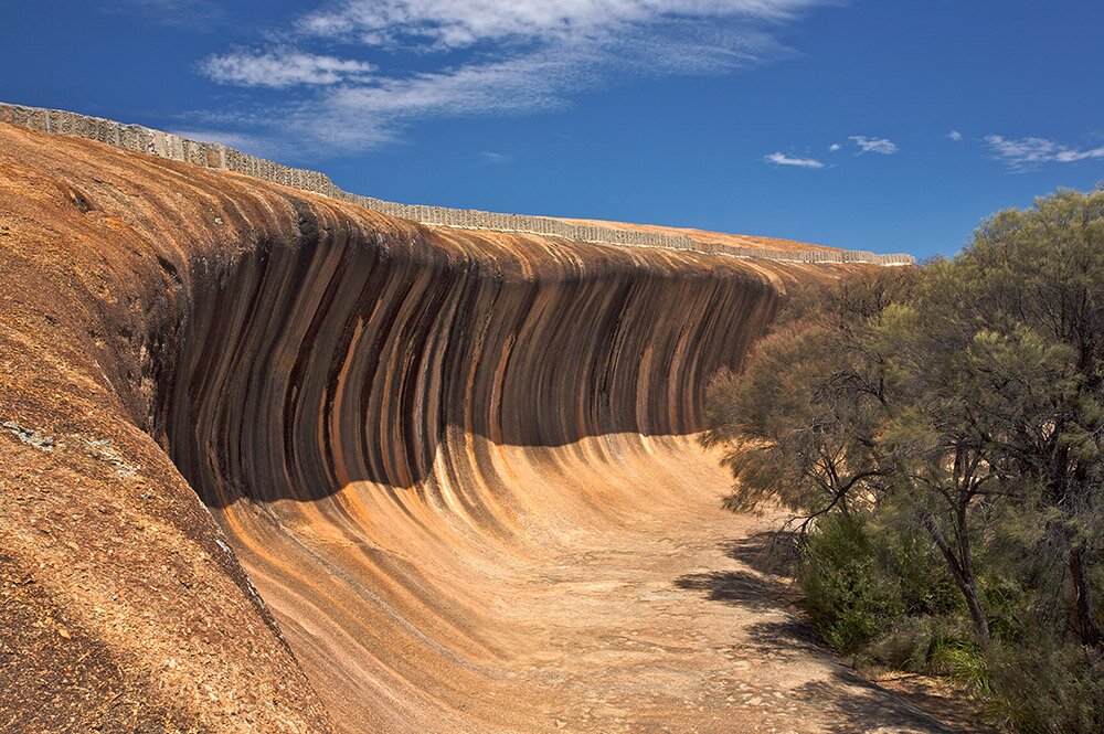 Стена над Каменной волной (Уэйв-Рок) в Западной Австралии