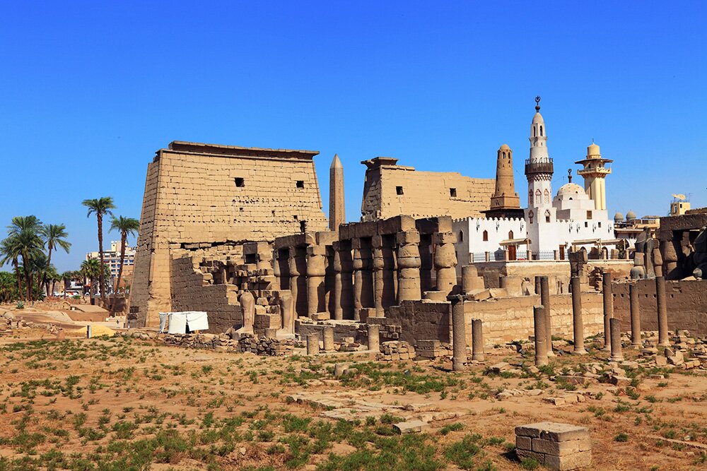 Мечеть на территории храма Амона в Луксоре.